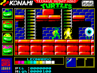 Teenage Mutant Hero Turtles screenshot 3 for ZX Spectrum